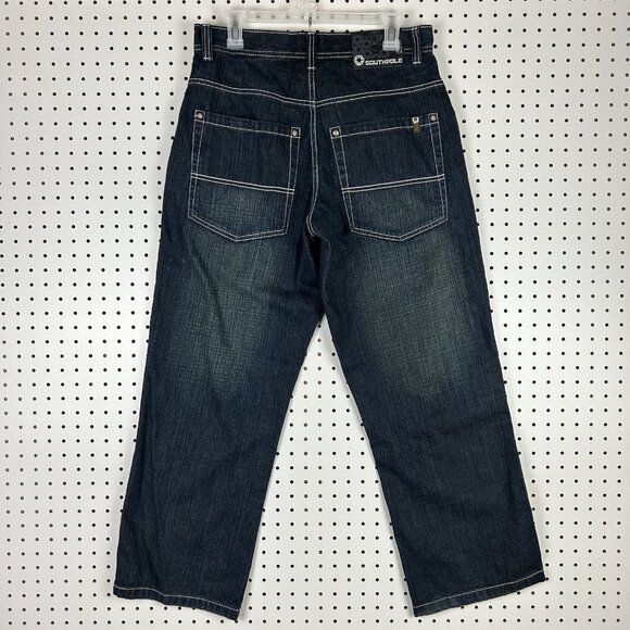 Southpole Other - Southpole Y2K Baggy Jeans 32x30 Blue Denim Streetwear Skater Cyber Punk‎ Grunge